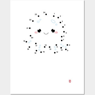 Connect the Dots - Baby Octopus Posters and Art